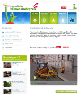 Zum Video auf der website klimaschutzpreis.at