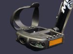 Das KPL200 Pedal ist auch mit "Toe Clips" erhältlich Das KPL200 Pedal ist auch mit "Toe Clips" erhältlich