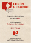 Margaretner Unternehmen des Jahres 2015
